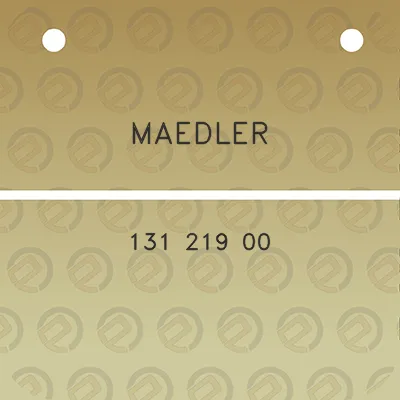 maedler-131-219-00