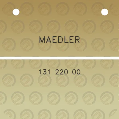 maedler-131-220-00