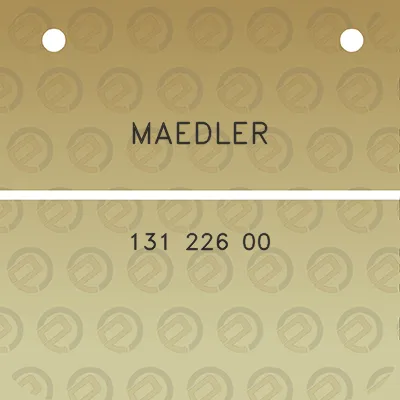 maedler-131-226-00