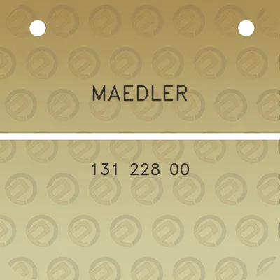 maedler-131-228-00