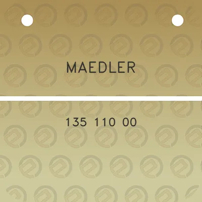 maedler-135-110-00