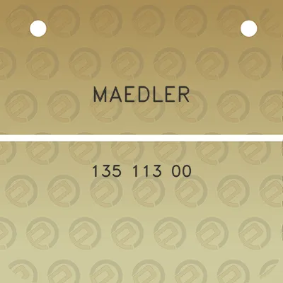 maedler-135-113-00