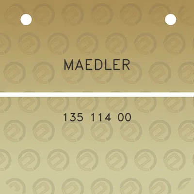 maedler-135-114-00