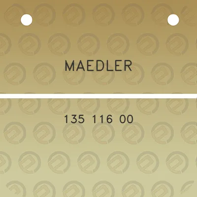 maedler-135-116-00