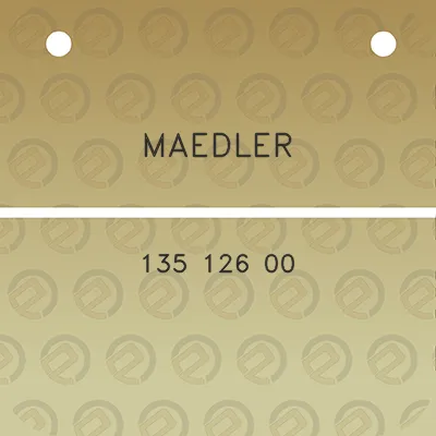 maedler-135-126-00