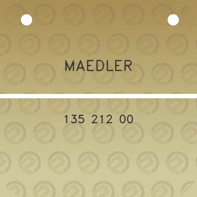 maedler-135-212-00