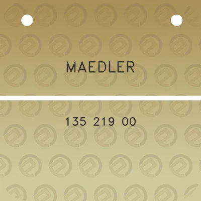 maedler-135-219-00