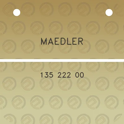 maedler-135-222-00