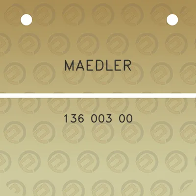 maedler-136-003-00