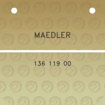 maedler-136-119-00