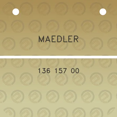 maedler-136-157-00