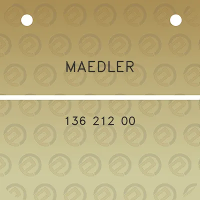 maedler-136-212-00