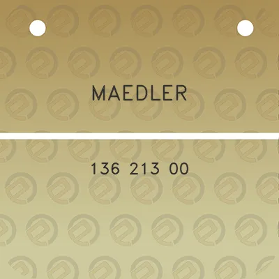 maedler-136-213-00