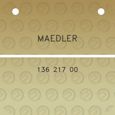 maedler-136-217-00