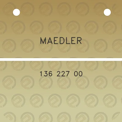 maedler-136-227-00