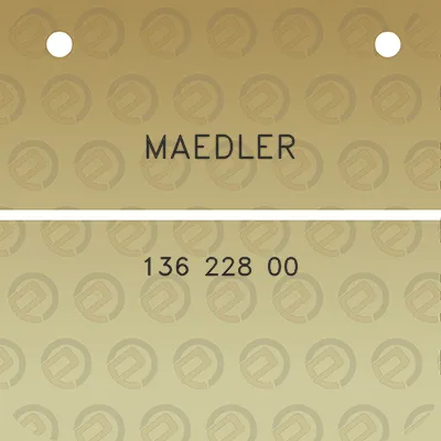 maedler-136-228-00