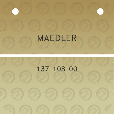 maedler-137-108-00