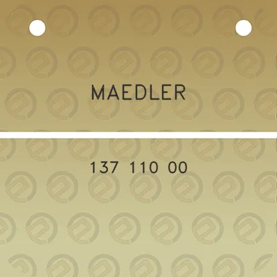 maedler-137-110-00