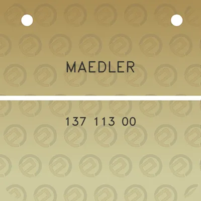 maedler-137-113-00