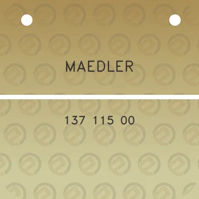 maedler-137-115-00