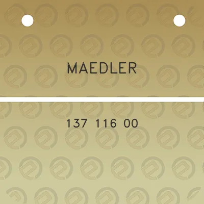 maedler-137-116-00