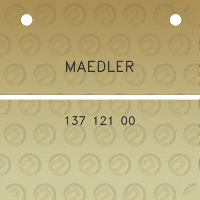 maedler-137-121-00