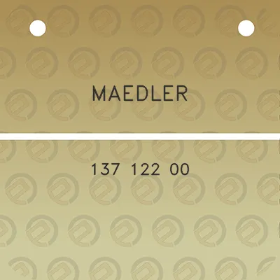 maedler-137-122-00