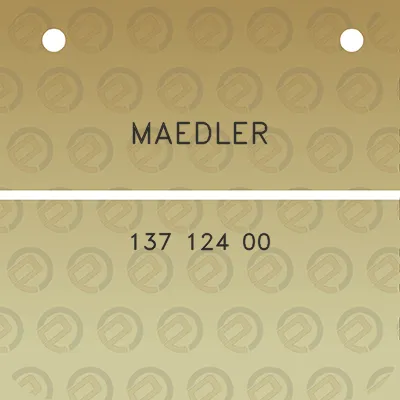 maedler-137-124-00