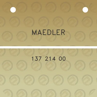 maedler-137-214-00