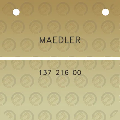 maedler-137-216-00