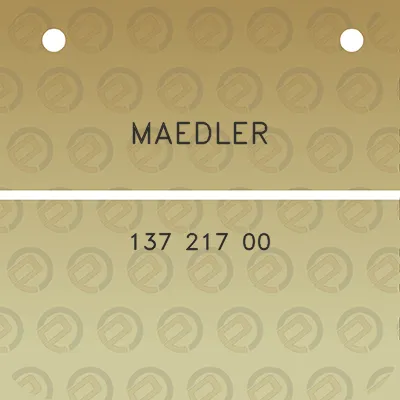 maedler-137-217-00