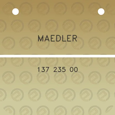 maedler-137-235-00