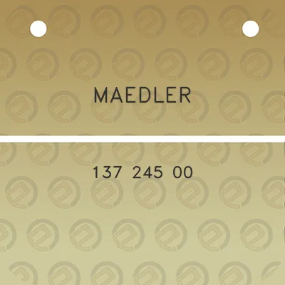 maedler-137-245-00