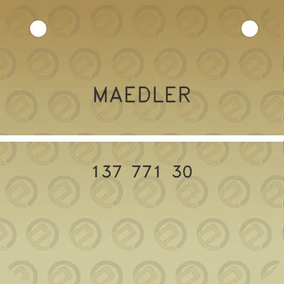 maedler-137-771-30