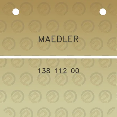 maedler-138-112-00