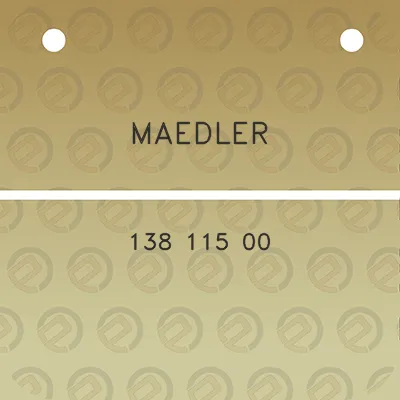 maedler-138-115-00