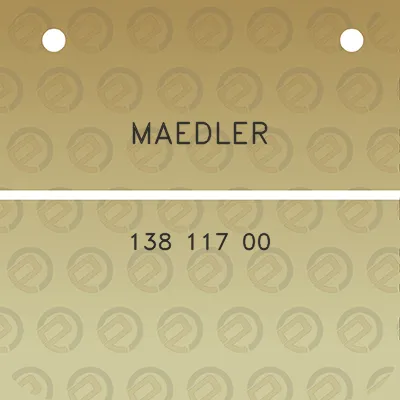 maedler-138-117-00