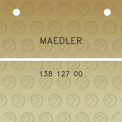 maedler-138-127-00