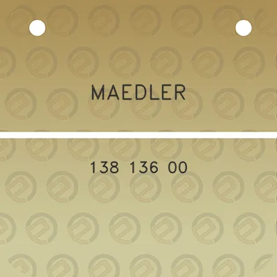 maedler-138-136-00