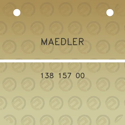 maedler-138-157-00