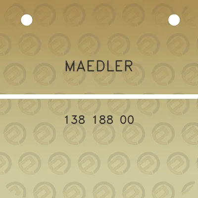 maedler-138-188-00