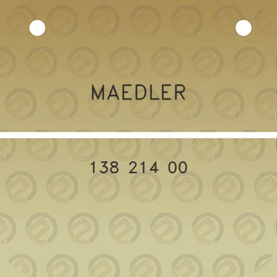 maedler-138-214-00