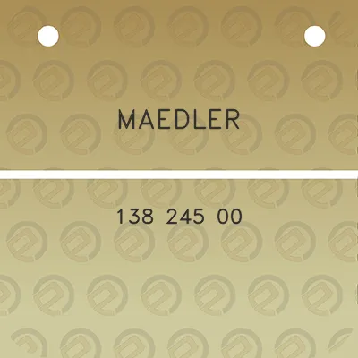 maedler-138-245-00