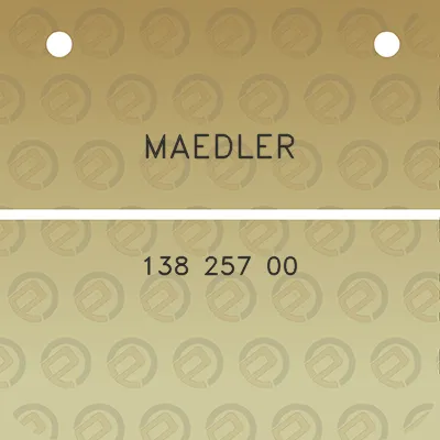 maedler-138-257-00