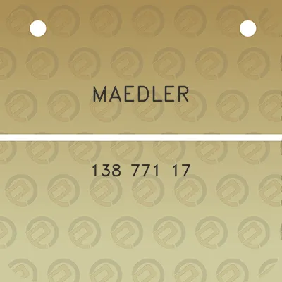 maedler-138-771-17