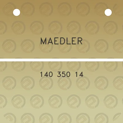 maedler-140-350-14