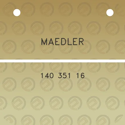 maedler-140-351-16