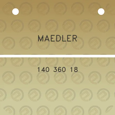 maedler-140-360-18