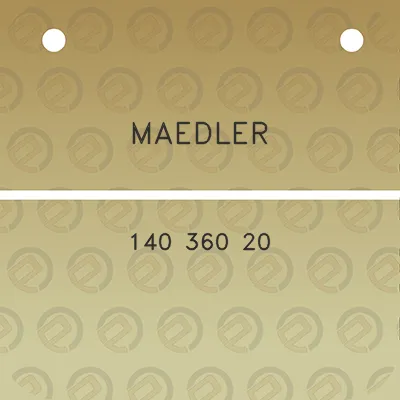 maedler-140-360-20