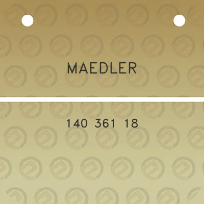 maedler-140-361-18